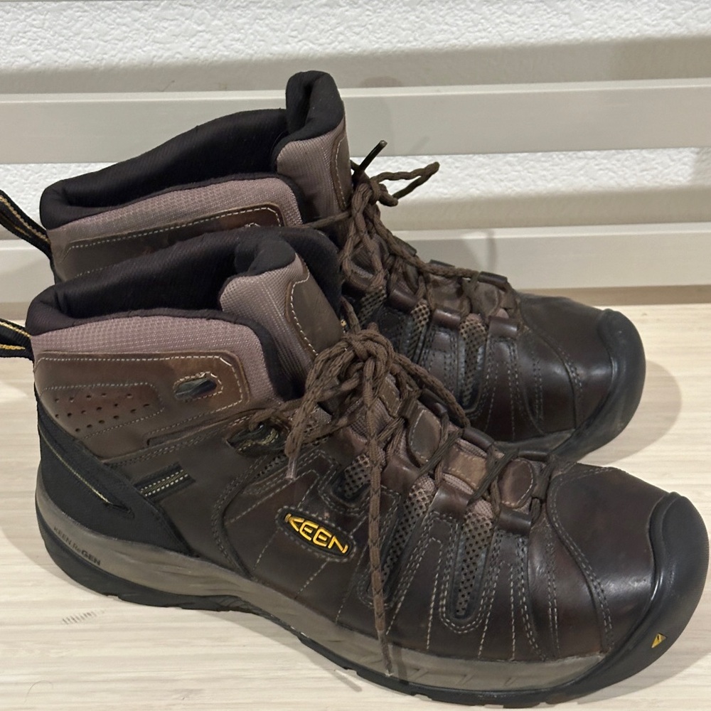 KEEN UTILITY Men’s Size 13EE Lansing Mid Steel Toe WP Work Boot - Picture 2 of 7